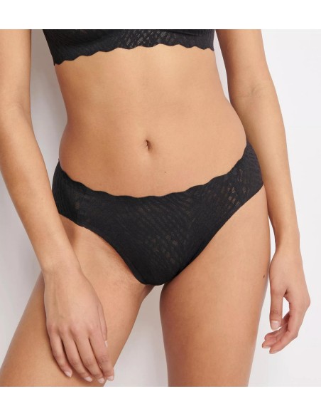 zero feel bliss high leg black Sloggi