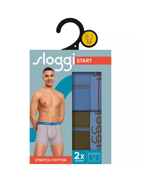 men start short c2p box green combination Sloggi
