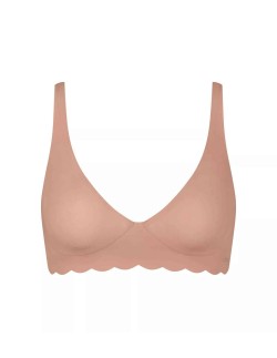 zero microfibre 2.0 soft bra cameo brown Sloggi