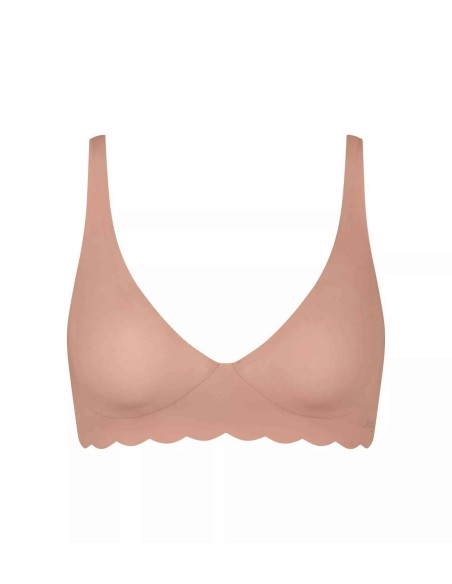 zero microfibre 2.0 soft bra cameo brown Sloggi