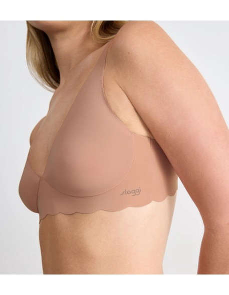 zero microfibre 2.0 soft bra cameo brown Sloggi