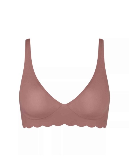 zero microfibre 2.0 soft bra cacao Sloggi