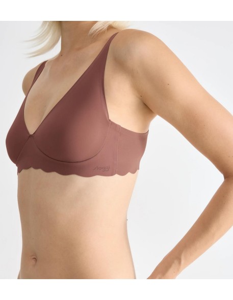 zero microfibre 2.0 soft bra cacao Sloggi