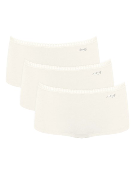 go crush short c3p silk white Sloggi