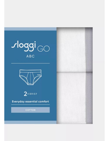 men go abc 2.0 brief 2p white Sloggi