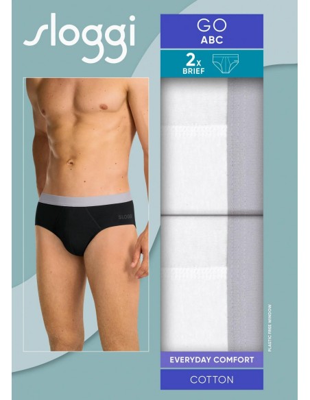 men go abc 2.0 brief 2p white Sloggi