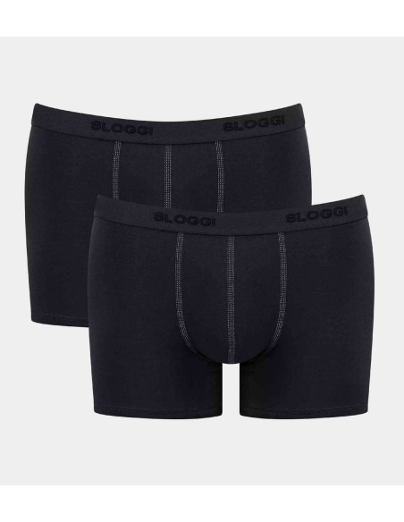 men 24/7 short 2p black Sloggi