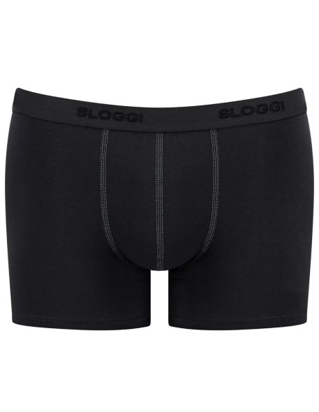 men 24/7 short 2p black Sloggi