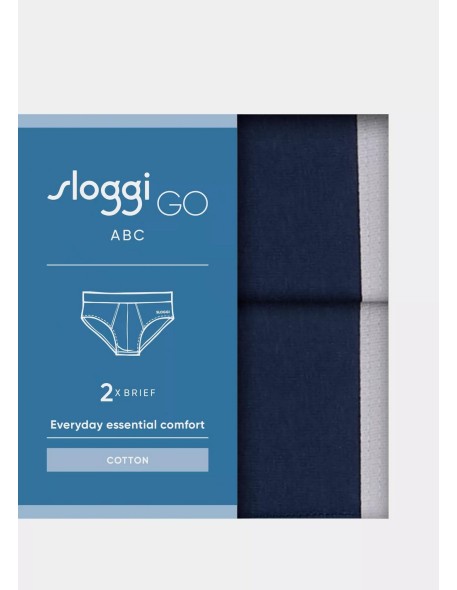 men go abc 2.0 brief 2p navy Sloggi