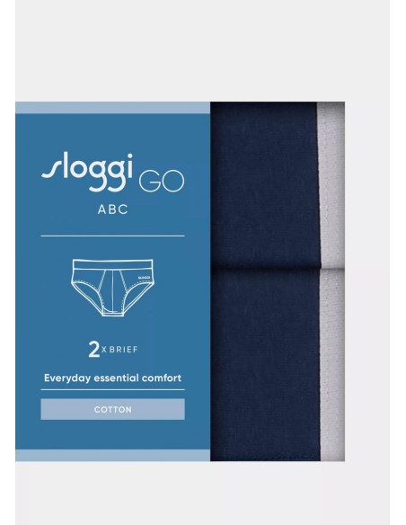 men go abc 2.0 brief 2p navy Sloggi