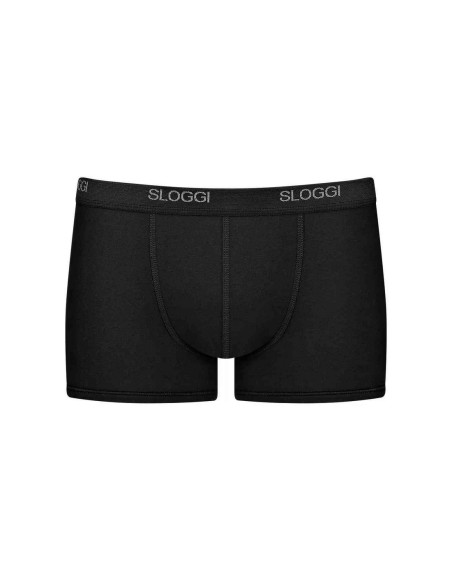 men basic short 2p black Sloggi