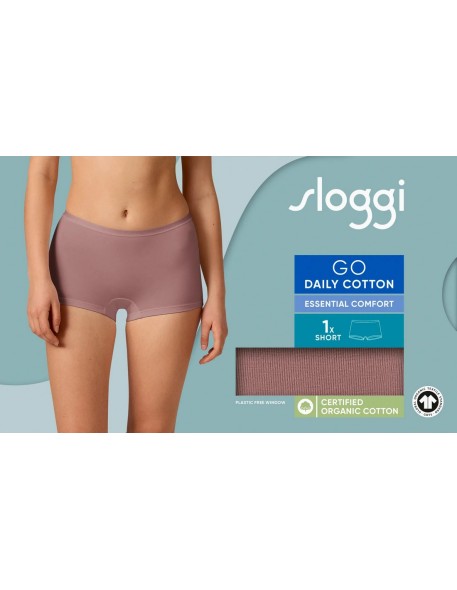 go daily cotton short cacao Sloggi