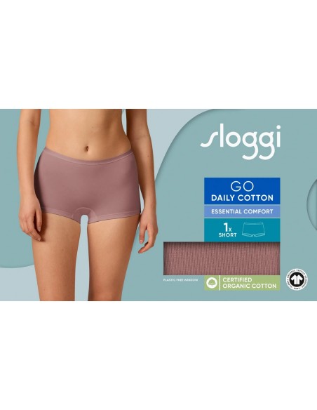 go daily cotton short cacao Sloggi