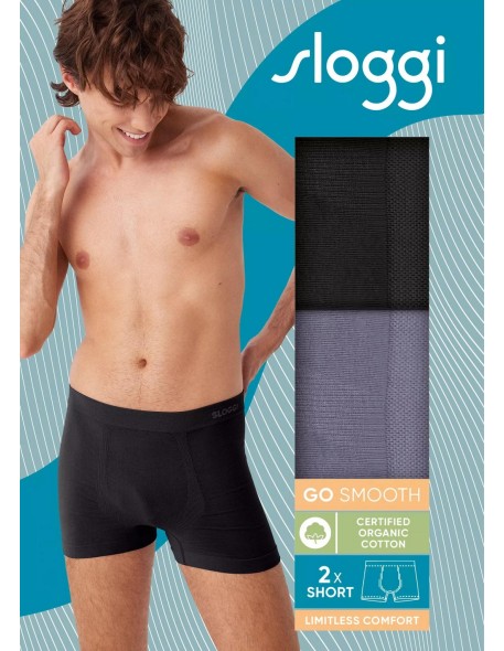 men go smooth short c2p black combination Sloggi