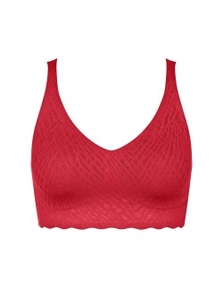 zero feel bliss festive bralette shanghai red Sloggi