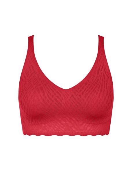 zero feel bliss festive bralette shanghai red...