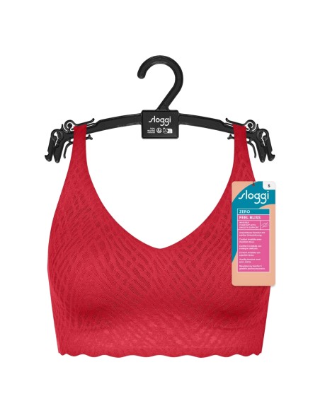 zero feel bliss festive bralette shanghai red Sloggi
