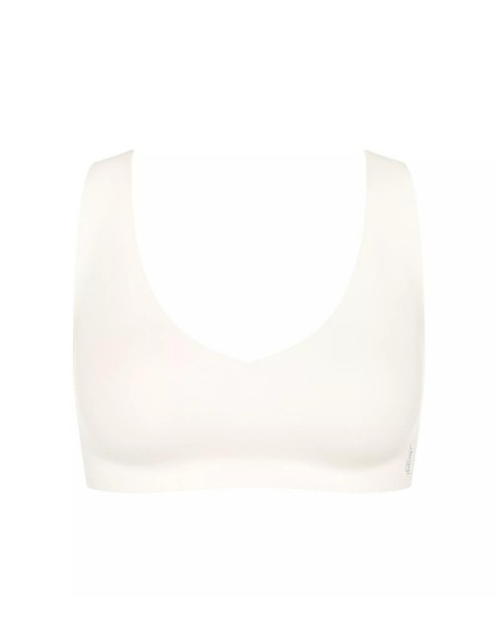 zero feel 2.0 bralette silk white Sloggi