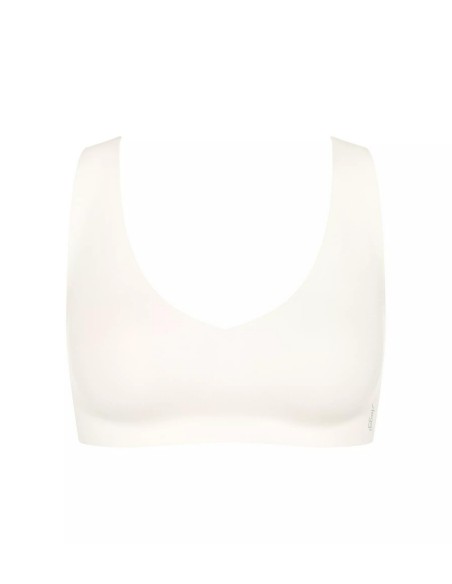 zero feel 2.0 bralette silk white Sloggi