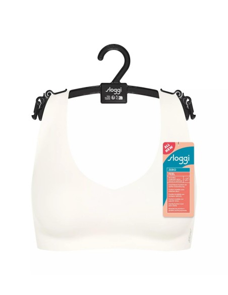 zero feel 2.0 bralette silk white Sloggi