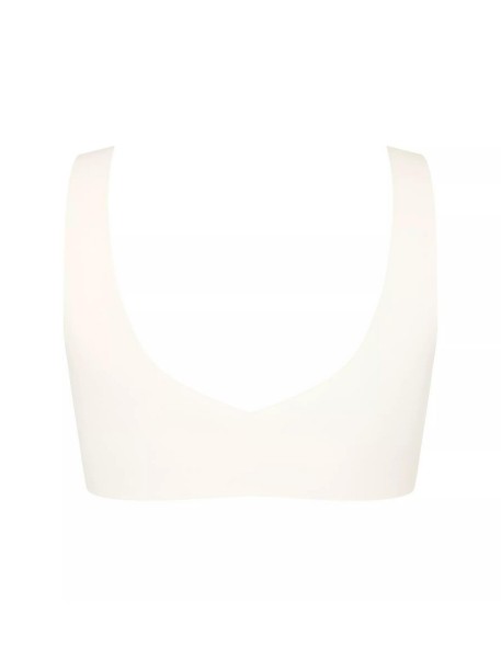 zero feel 2.0 bralette silk white Sloggi
