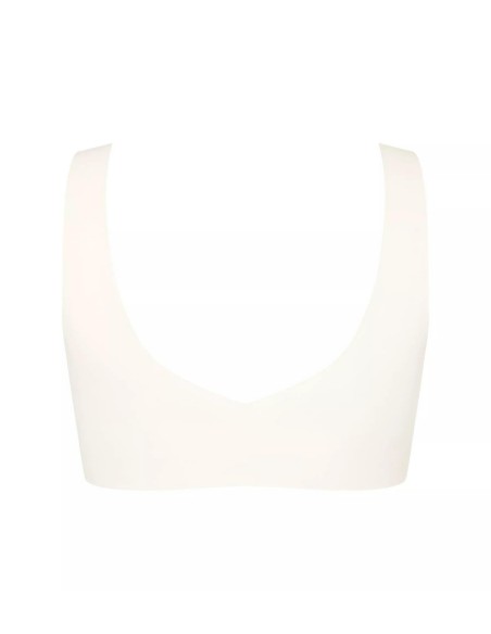 zero feel 2.0 bralette silk white Sloggi