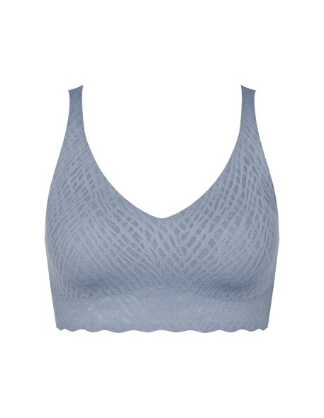 zero feel bliss bralette bluish gray Sloggi