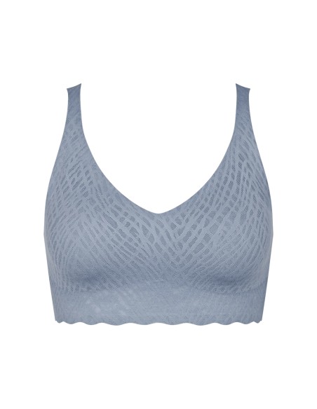 zero feel bliss bralette bluish gray Sloggi