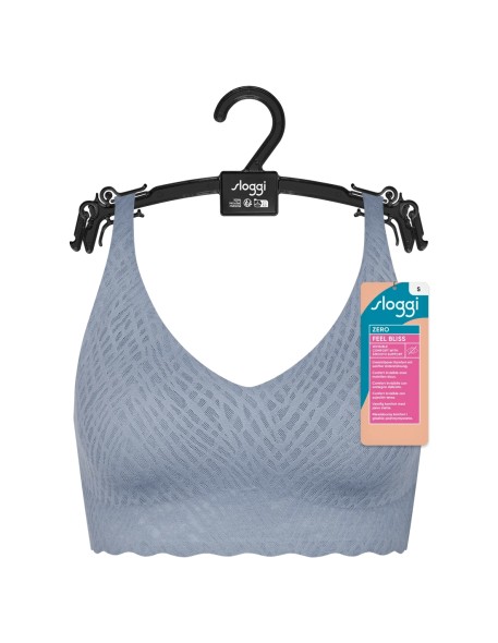 zero feel bliss bralette bluish gray Sloggi