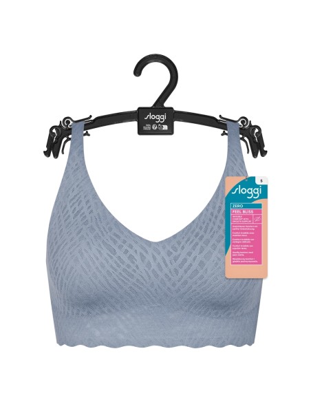 zero feel bliss bralette bluish gray Sloggi