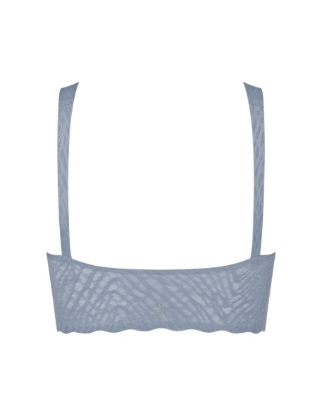 zero feel bliss bralette bluish gray Sloggi