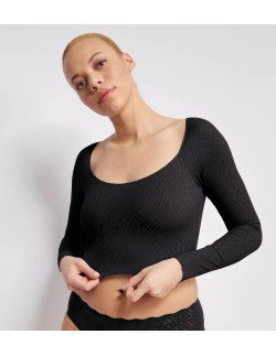 zero feel bliss top long sle. black Sloggi 2