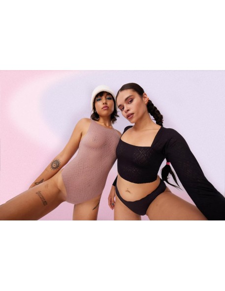 zero feel bliss top long sle. black Sloggi