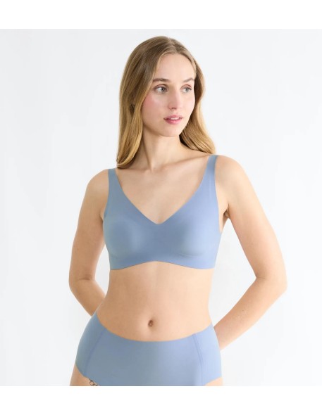 zero feel 2.0 soft bra chambray Sloggi