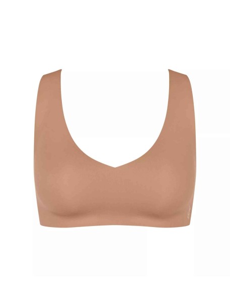 zero feel 2.0 bralette nostalgic brown Sloggi