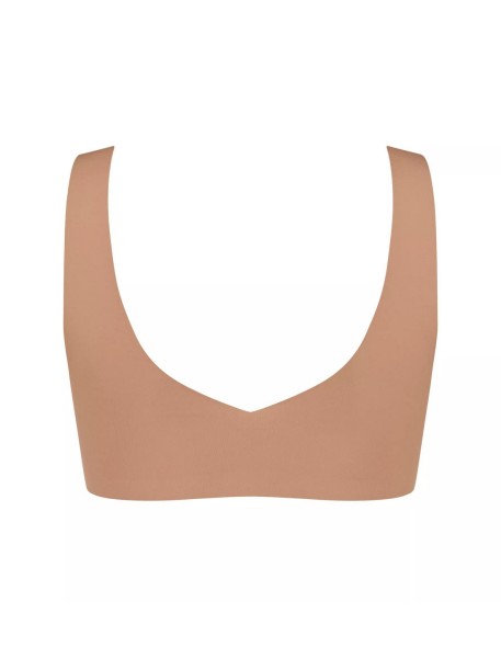 zero feel 2.0 bralette nostalgic brown Sloggi