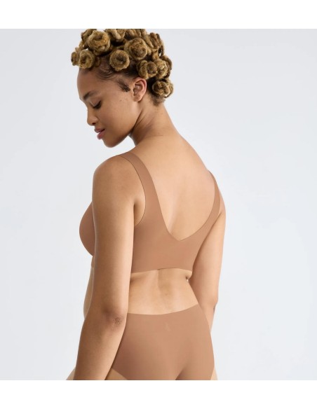 zero feel 2.0 bralette nostalgic brown Sloggi