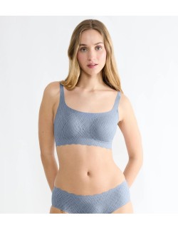 zero feel bliss top bluish gray Sloggi 2