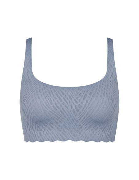 zero feel bliss top bluish gray Sloggi