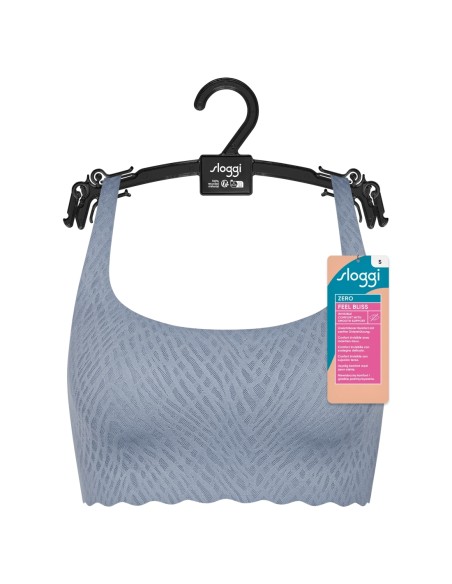zero feel bliss top bluish gray Sloggi