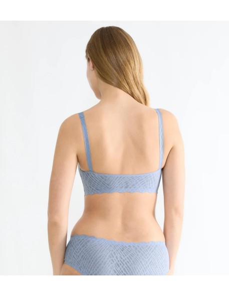 zero feel bliss top bluish gray Sloggi