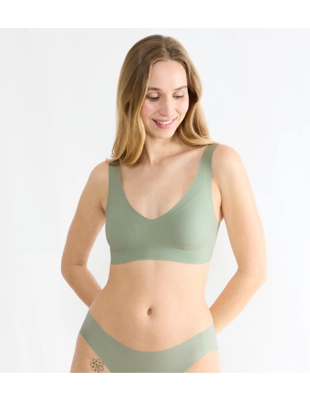 zero feel 2.0 bralette moroccan mint Sloggi