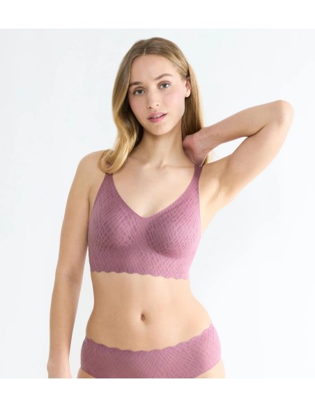 zero feel bliss bralette lila clover Sloggi