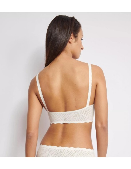 zero feel bliss top silk white Sloggi