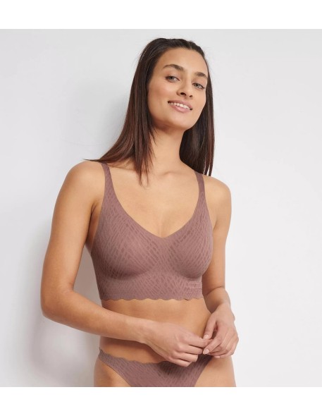 zero feel bliss bralette cacao Sloggi