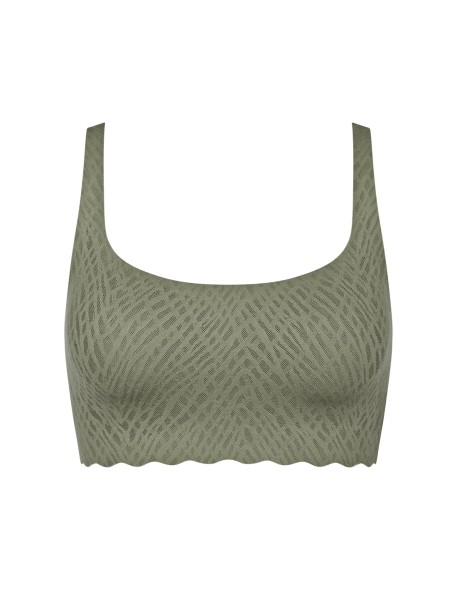 zero feel bliss top moss green old Sloggi