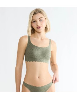 zero feel bliss top moss green old Sloggi 2