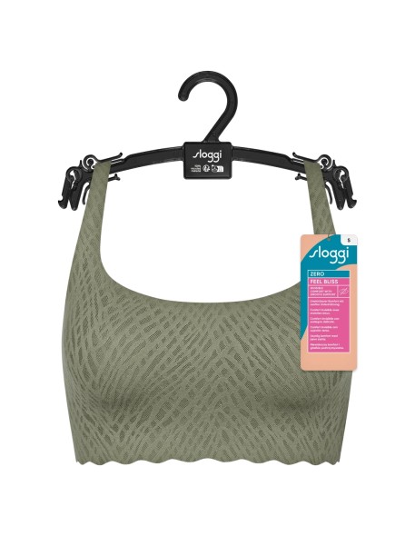 zero feel bliss top moss green old Sloggi