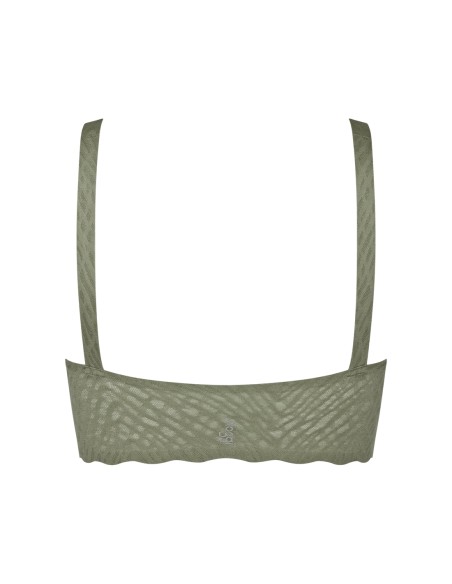 zero feel bliss top moss green old Sloggi