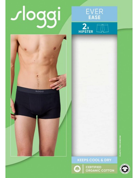 men ever ease hipster 2p white Sloggi